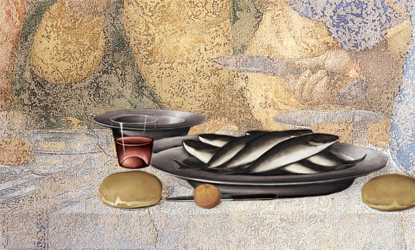 Reconstruction of the bread.